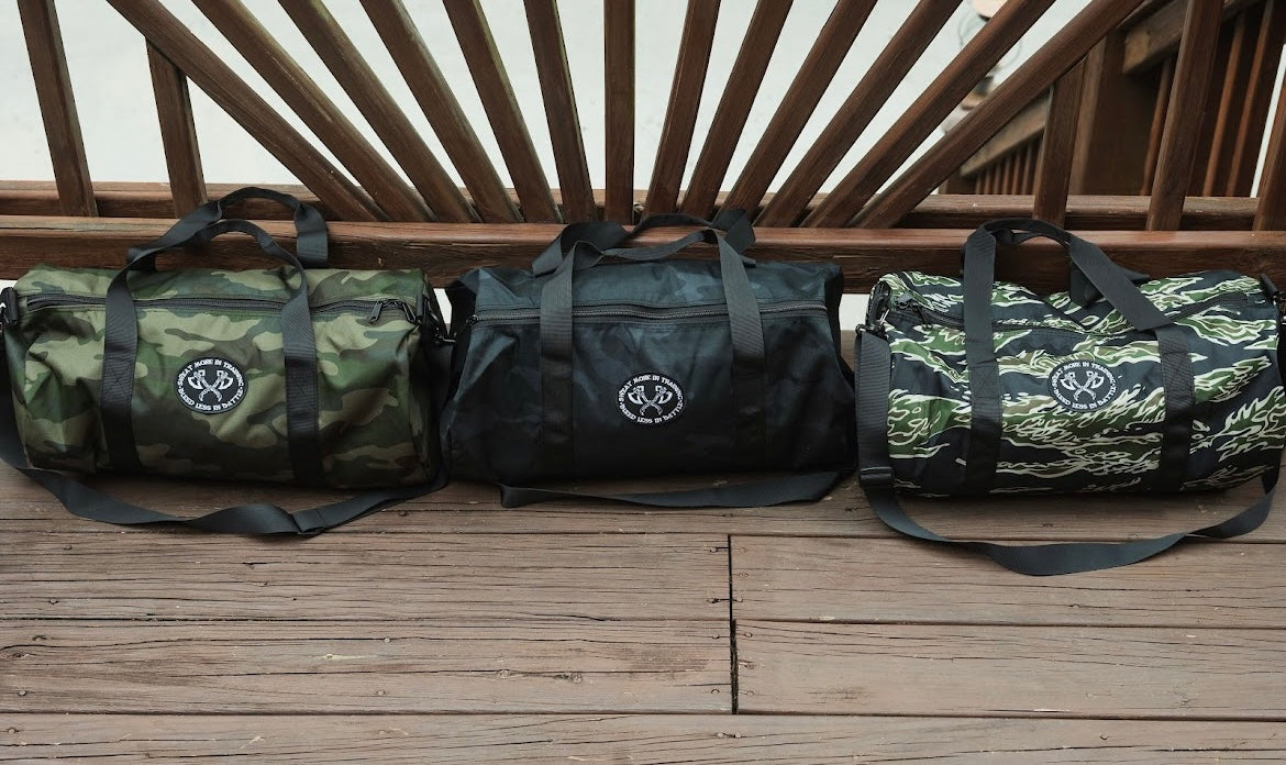 The Grind Athletics Camo Duffel Bags Tiger Camo