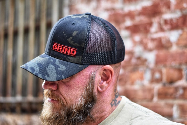 Black store camo hat